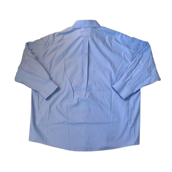 Roundtree & Yorke Gold Label Blue Button Down Mens Size 18.5/33 Big - Picture 6 of 6